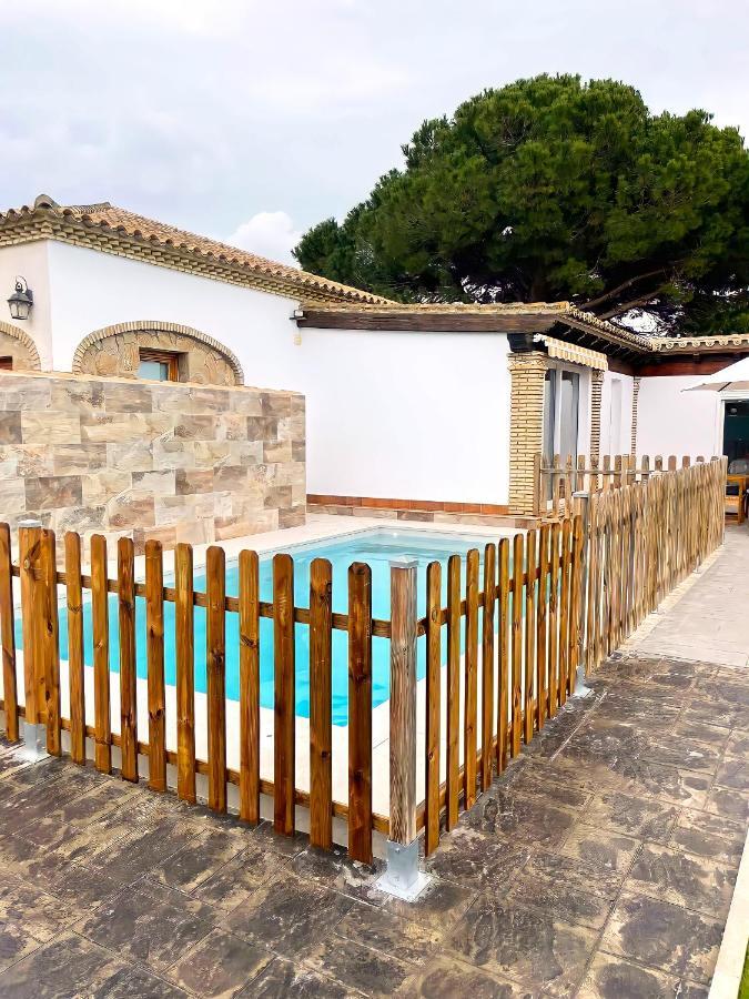 Chalet Con Piscina Privada Y Barbacoa Chiclana de la Frontera Exterior foto
